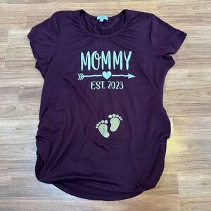 Ruby & Lace Maternity Short Sleeve T-shirt | Maternity size XL